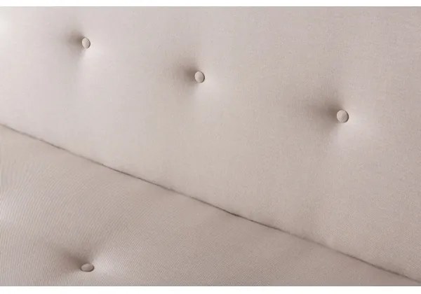 Kétüléses kanapé LOKO krémszínű/bézs