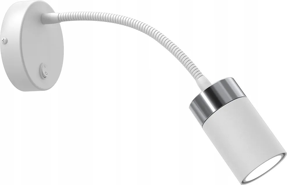 Joker White/chrome flexibilis fali lámpa 1xGU10
