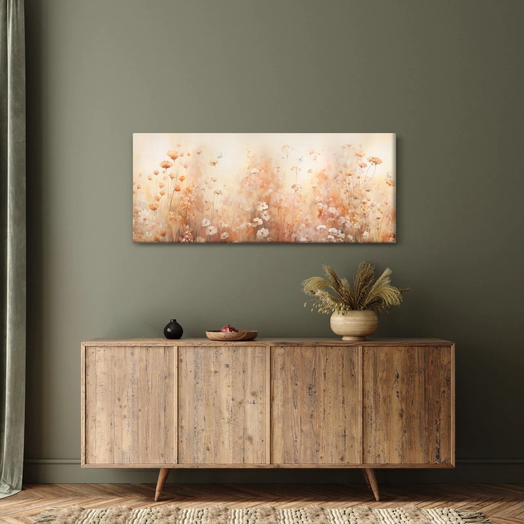Kép - Vadvirágok mintája (120x50 cm)