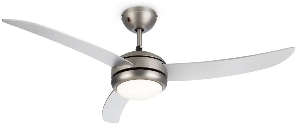 El Paso, mennyezeti ventilátor, 52", menet e27, 3 lapát, szürke kialakítás