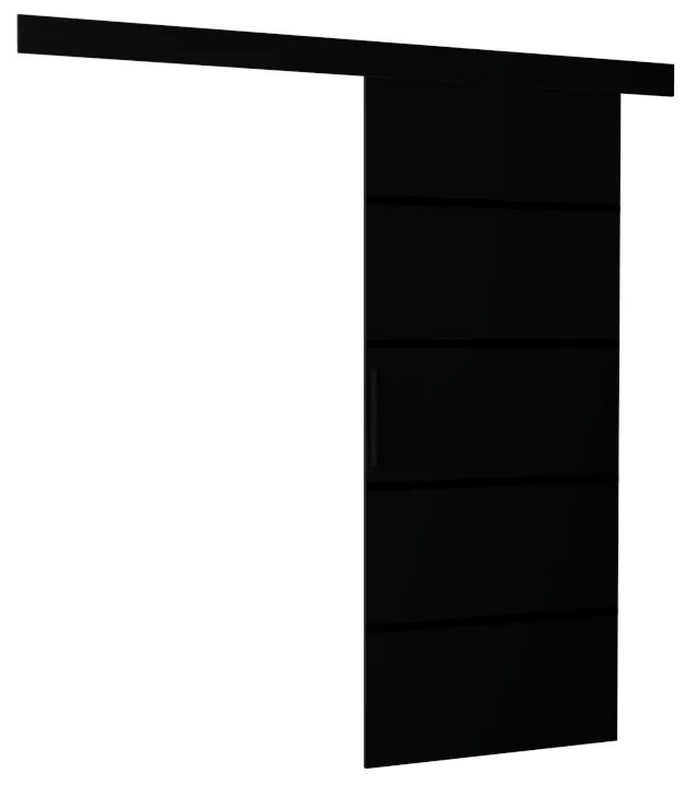 MUSCHU tolóajtó, 86x205, fekete