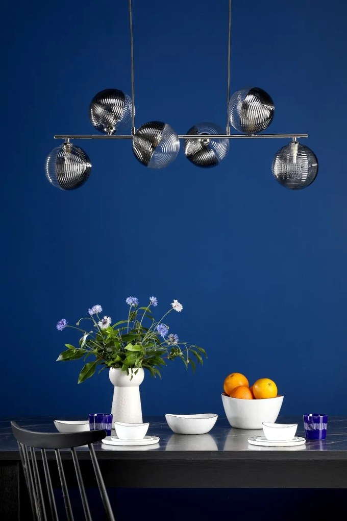 Dar Lighting modern függeszték spiral csiszolt króm darspi6450-19
