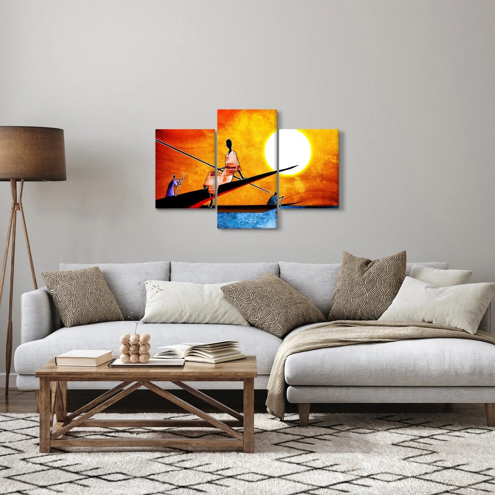 Egy korabeli ősi festmény képe (90x60 cm)