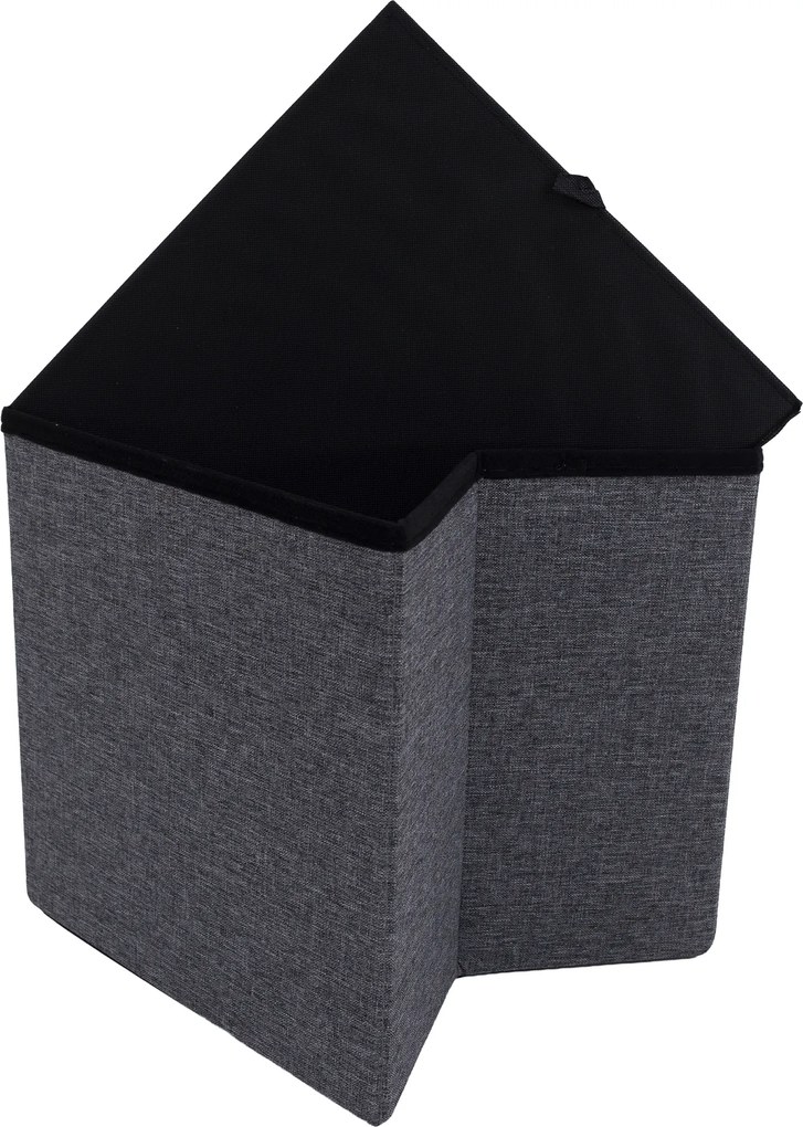 Puff, sötétszürke, FALON