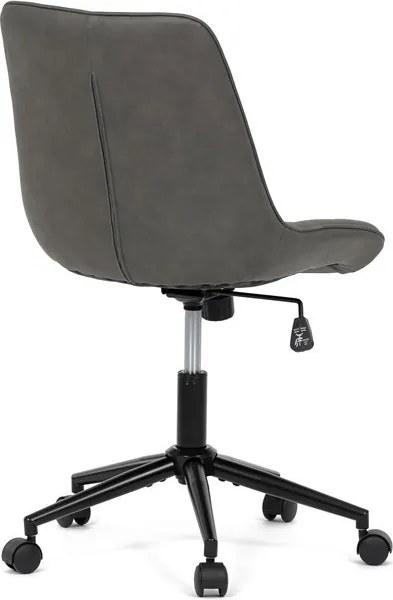 Pracovní židle, výškově nastavitelná, šedá látka, KA-V3120 GREY3