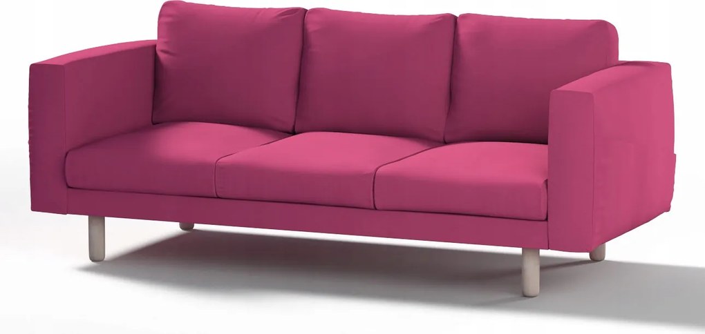 Dekoria Norsborg 3 személyes kanapé huzat Ikea rózsaszín
