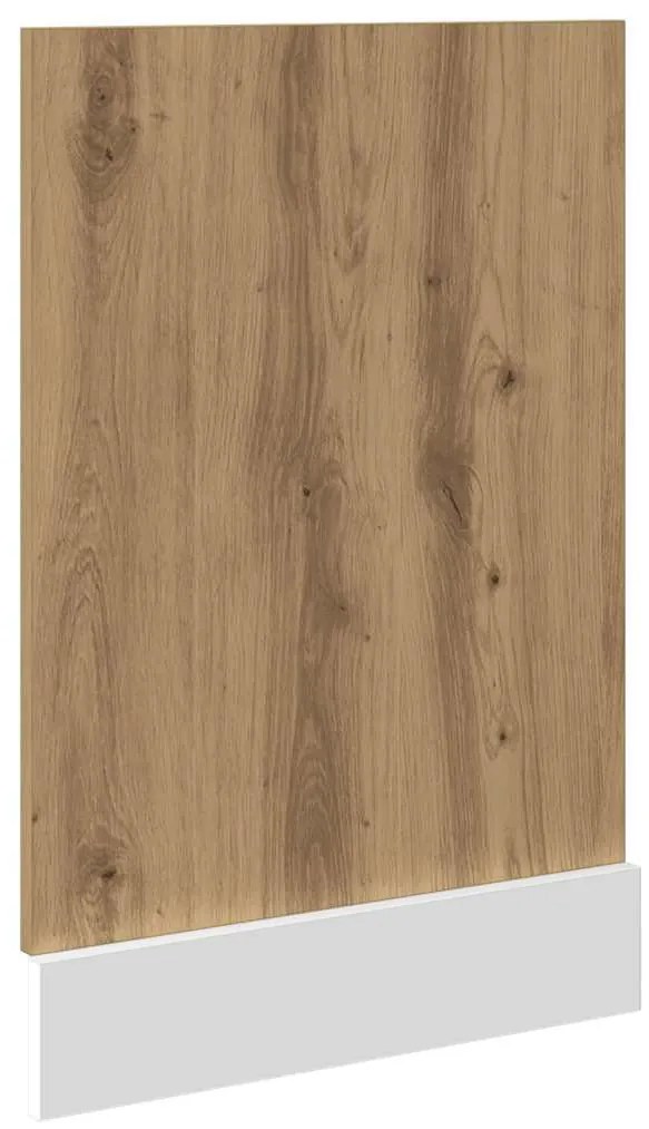 “Lyon” mosogatógép panel kézműves tölgy 45x3x67 cm műszaki fa