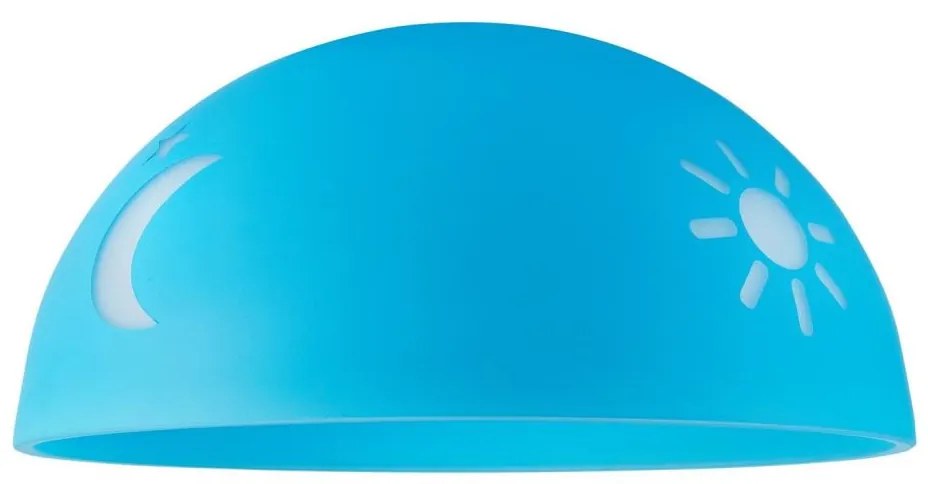 Pótló üveg DAY & NIGHT E27, 30 cm átmérő, kék