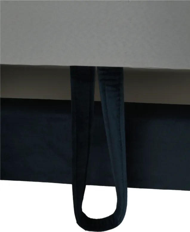 Sarokülőgarnitúra, kék, balos kivitel, AMARETA