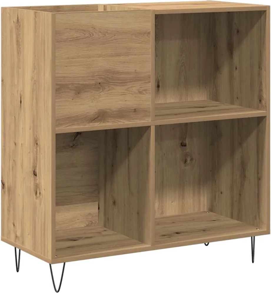 vidaXL Hanglemez szekrény kézműves tölgy 85 x 38 x 89 cm Faanyag