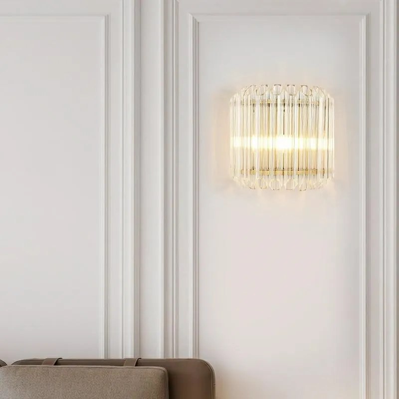 KING HOME MSE010400195 OALACE Kristály Fali Lámpa Arany E14 IP20