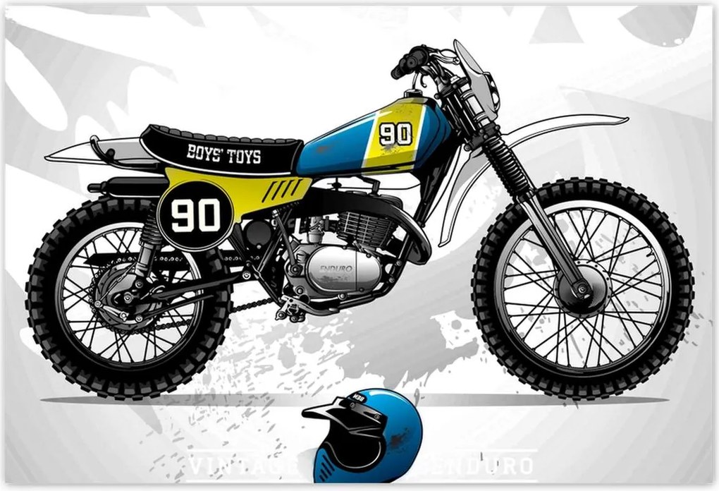 Poszterek 155x105 Cross Motorkerékpár Motor