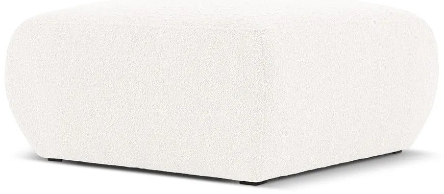 Fehér buklé puff Molino – Micadoni Home