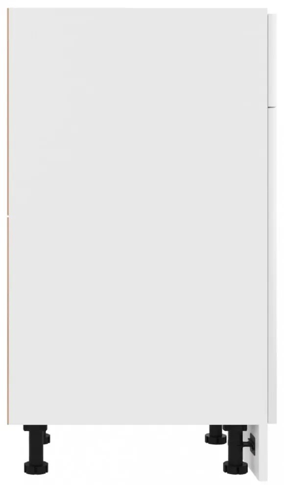 “Lyon” fehér szerelt fa fiókos alsószekrény 30 x 46 x 81,5 cm