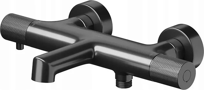 Kádtöltő csaptelep termosztatikus Cersanit Zen fekete gun metal S951-569