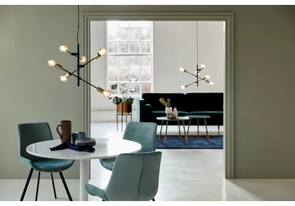 Nordlux - JOSEFINE kábeles függőcsillár 6xE27/25W/230V