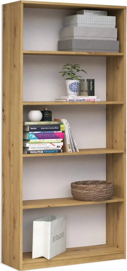 R80 polcos szekrény, tölgy