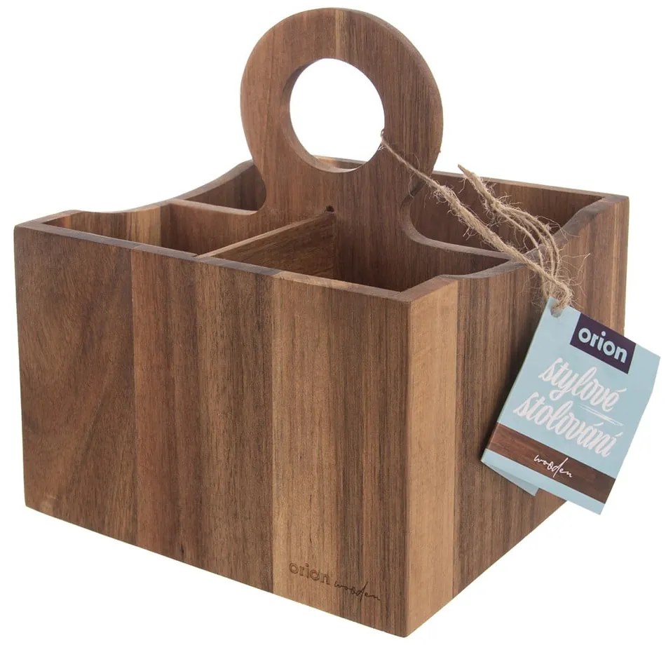 Fa konyhai eszköztartó állvány Wooden – Orion
