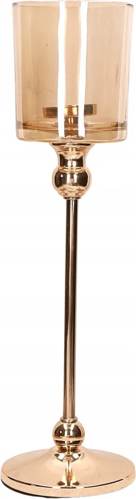 Gyertyatartó arany 38cm