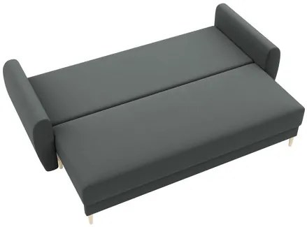 Széthúzható kanapé Keklat (szürke) (tárolóhellyel). 1105551