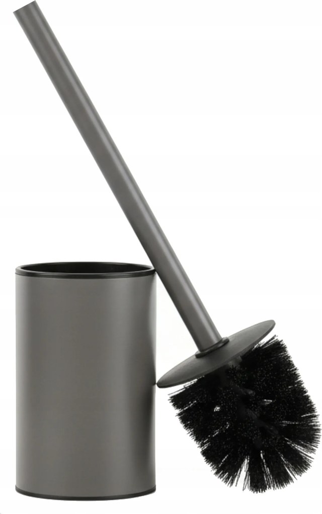 Szabadonálló Wc kefe rozsdamentes acél H 37 cm szürke