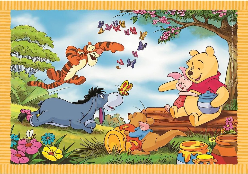 Disney Micimackó Fun Days Forever 4 az 1-ben puzzle Clementoni