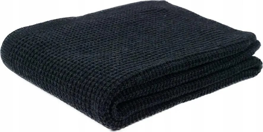 Kötött takaró emma 130x170 grafit gyapjú kötött rehabilitációs termékek