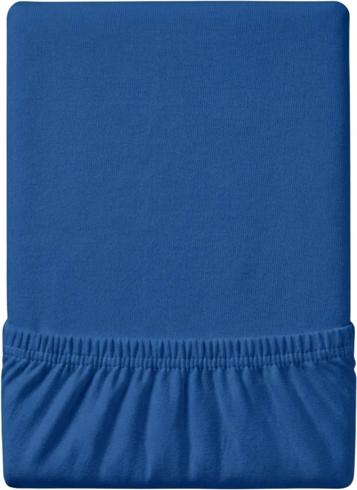 Jersey EXCLUSIVE sötétkék lepedő 180x200 cm Grammsúly (rost sűrűség): Lux (190 g/m2)
