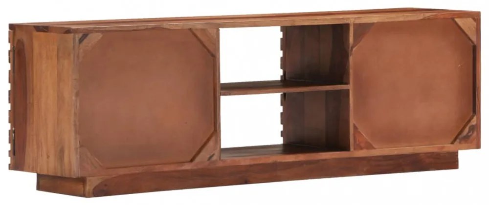 tömör akácfából TV-szekrény 120 x 30 x 40 cm
