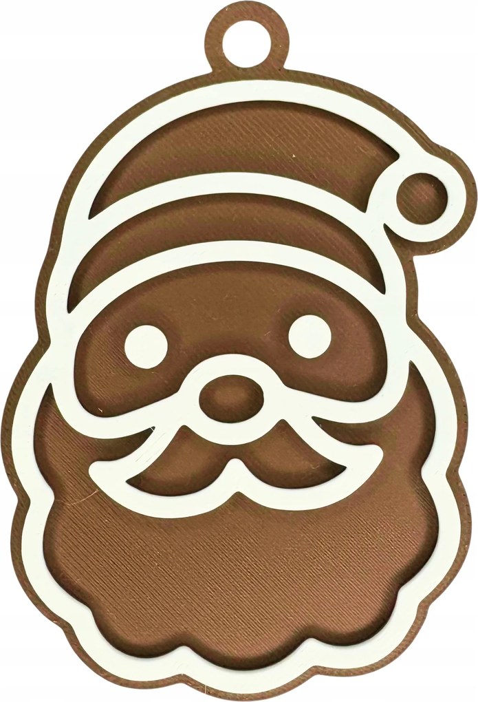 Dekoratív Mikulás Csillag alakú medál karácsonyfára