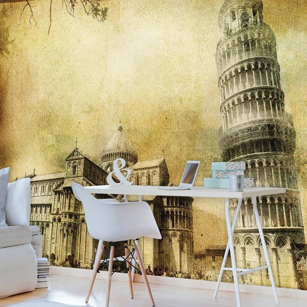 Fotótapéta - Vintage Art Pisa (152,5x104 cm)