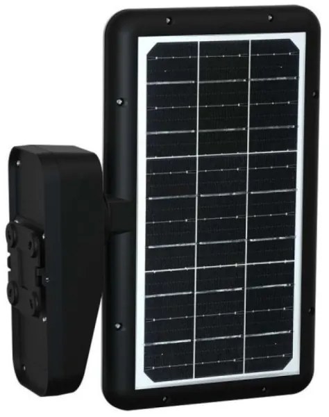 LED napelemes fali lámpa szenzorral LED/15W/3,2V 4000K/6000K IP65 fekete