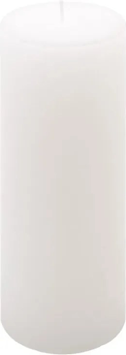 Rusztikus gyertya készlet 20 cm Ø 7,5 cm 2 db fehér