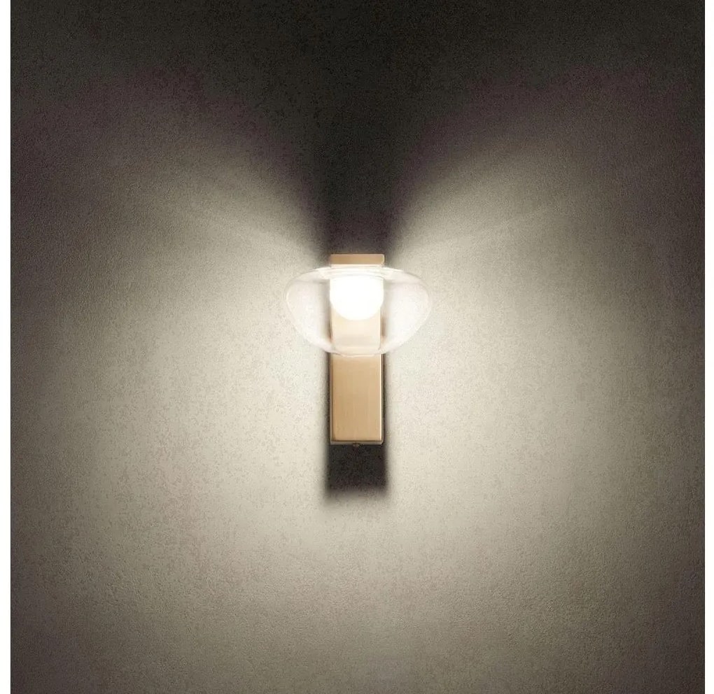 Redo 01-3241 - SINCLAIR LED fali lámpa 6,5W 230V CRI 93 IP21 arany