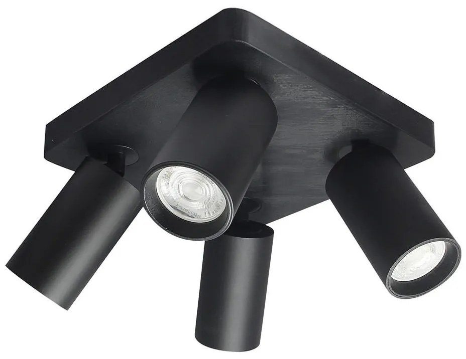Rabalux 73084 - YORLI spotlámpa 4xGU10/7W/230V fekete