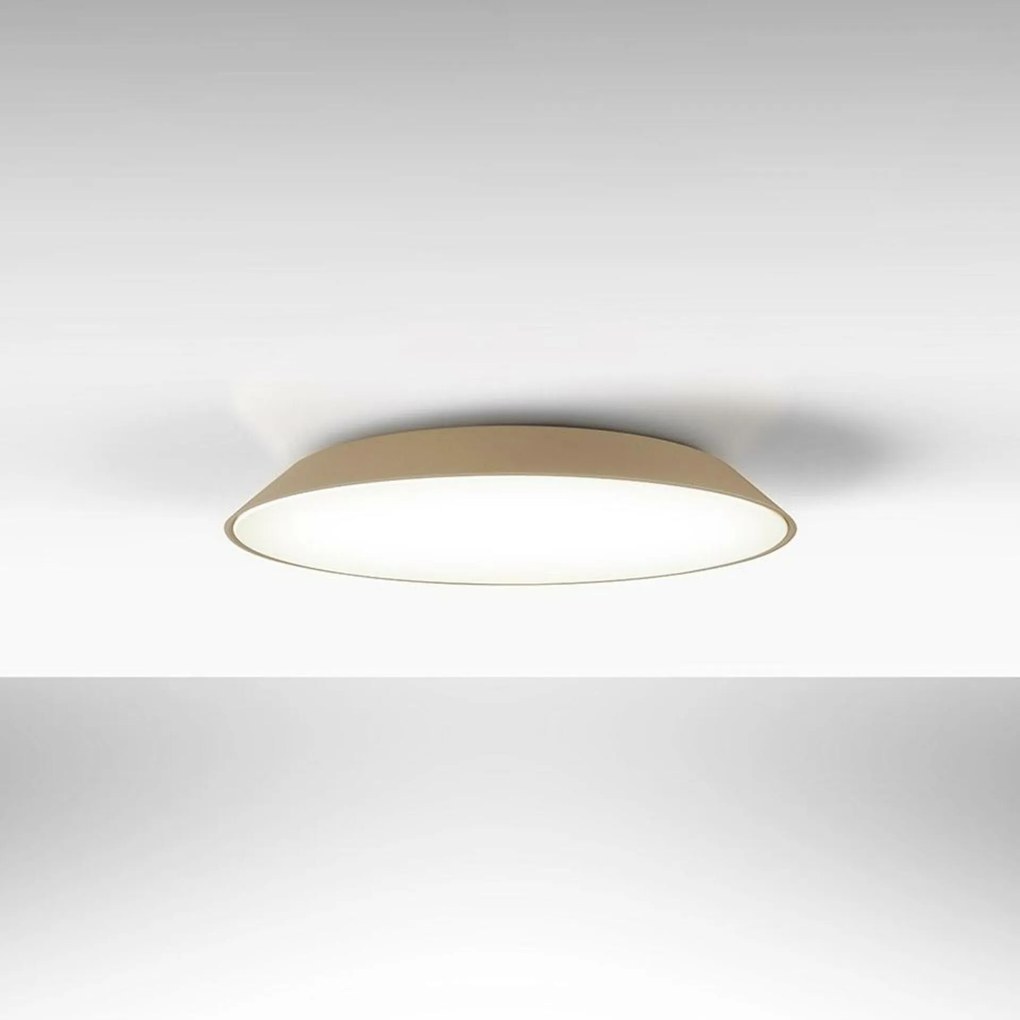 Artemide Febe Led mennyezeti lámpa, 2700K, galambszürke, átmérő 61 cm
