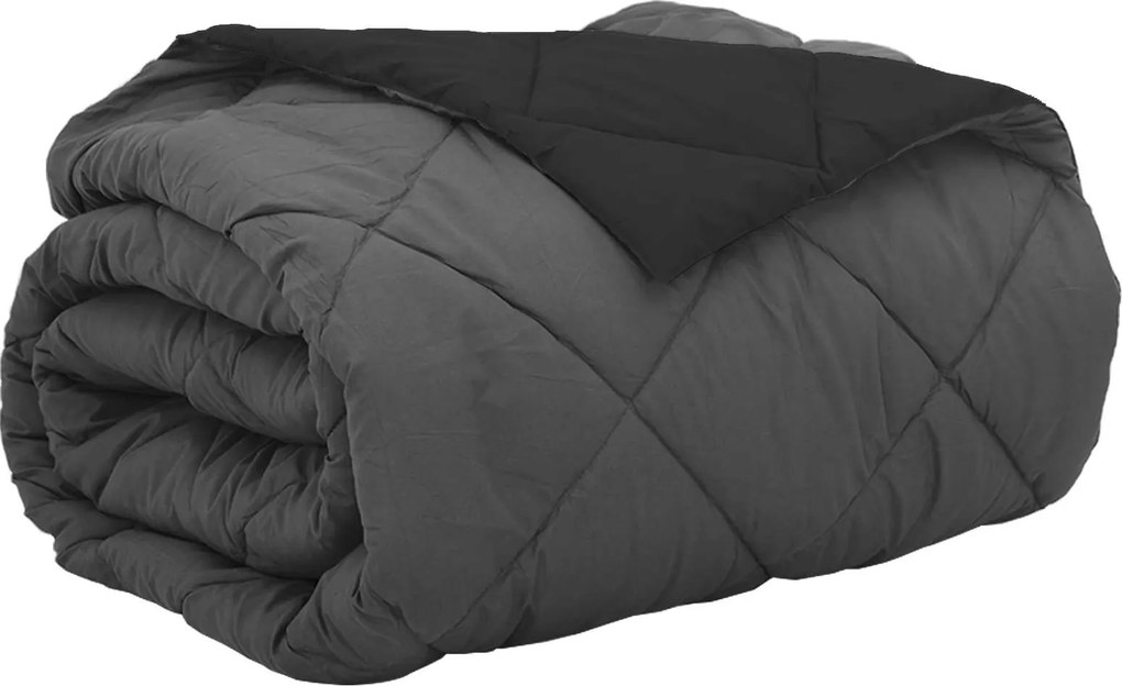 vidaXL Nyári Takarmány Fekete és Antracit 200 x 200 cm Mikroszál