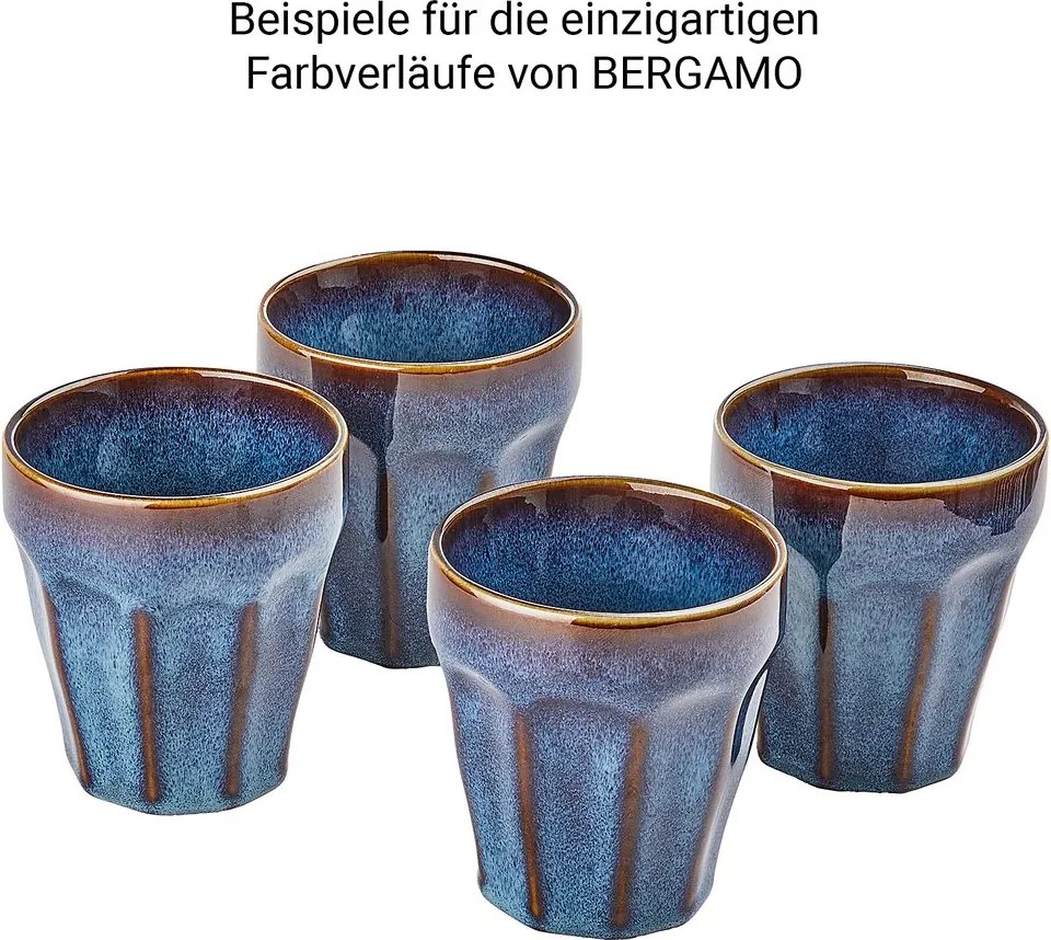 BERGAMO kávés bögre 250ml, kék