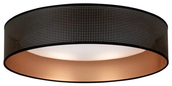 Duolla - LED Mennyezeti lámpa ROLLER LED/24W/230V átm. 45 cm fekete/réz