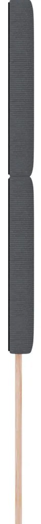 LED Fejtámla Sötétszürke 80 cm Corduroy Ágynemű