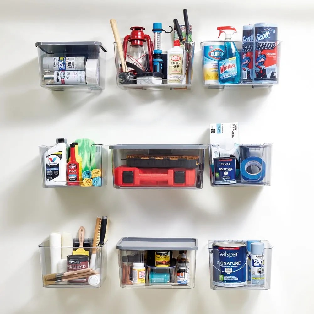 Újrahasznosított műanyag fali tárolódoboz iD Wallspace - iDesign