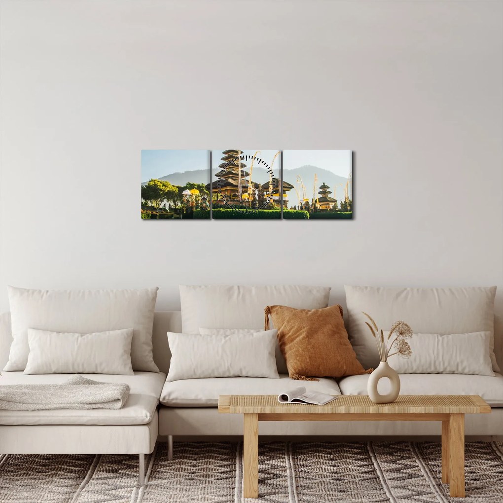 Mount Batur kép (órával) (90x30 cm)