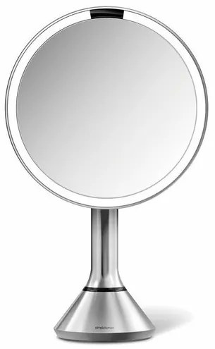 Simplehuman Sensor Touch DUAL kozmetikai LED tükör, 5x nagyítás, matt ezüst