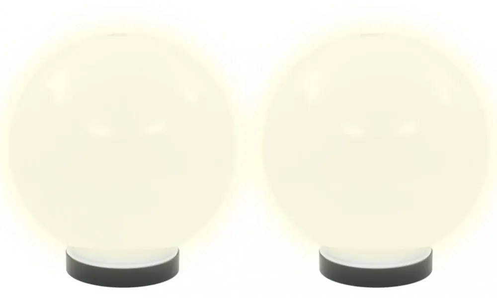4 db LED gömblámpa 20 cm PMMA