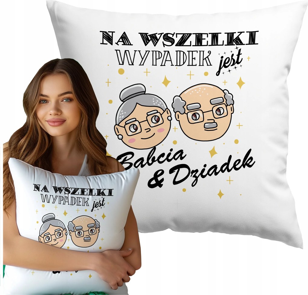 Párna A Biztonság Kedvéért Nagymama És Nagypapa Szuper Párna Ajándékba