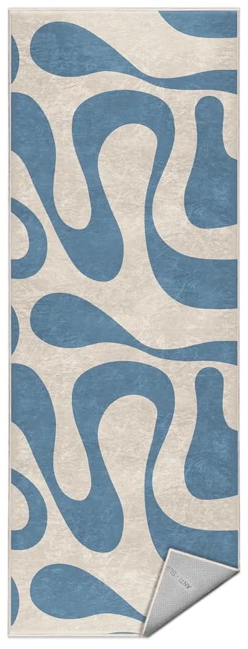 Kék mosható futószőnyeg 60x230 cm Blue Latte – Mila Home