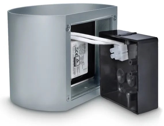 Brilagi - LED Kültéri fali lámpa RONDO LED/6W/230V szürke IP54