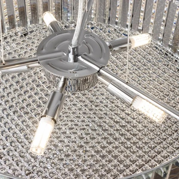 Brilagi - LED Kristály csillár zsinóron GLAMOUR 5xG9/42W/230V