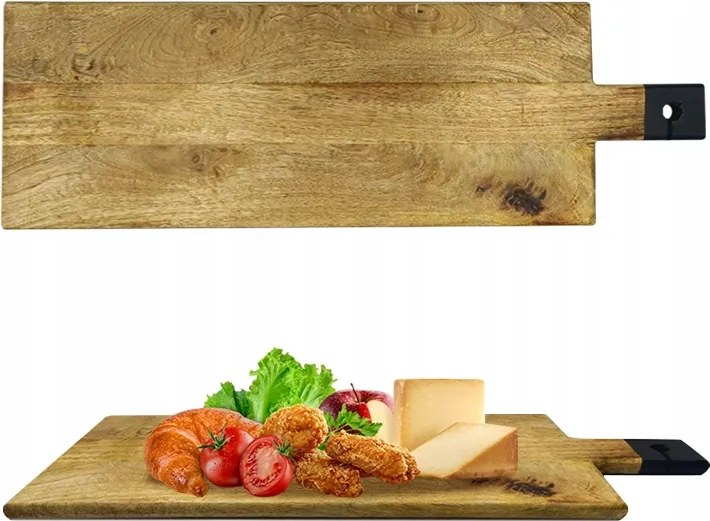 Fa Vágódeszka Nyéllel 55cm Konyhai