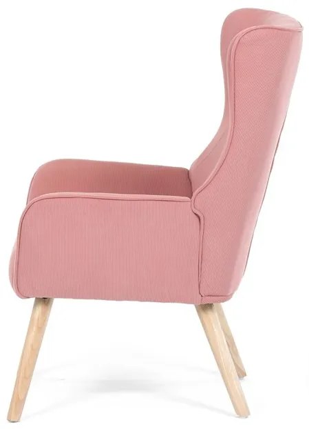 Rózsaszín Kordbársony U-Fotel. AK-314 PINK2